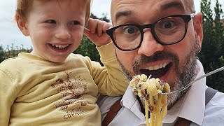 LINGUINE con CAVOLO ROMANESCO PANCETTA e PECORINO ROMANO🤯 [upl. by Ydieh]