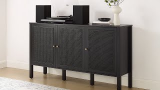 Perry Sideboard  Crosley Furniture [upl. by Elyag]