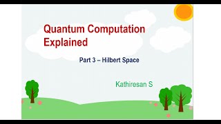 Hilbert Space explained for Quantum Computing [upl. by Auqenahs]