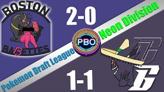 Pokémon Draft League  Boston Babettes VS Caborca Gengars  S7 W3 Neon Div [upl. by Behlau]