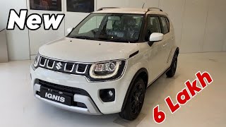 NEW IGNIS DELTA Updated Model 2024  New Maruti Suzuki IGNIS 2024 Delta White Colour Review ✅🔥 [upl. by Akemehc]