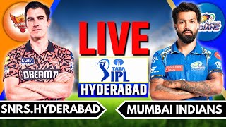 IPL 2024 Live MI vs SRH Live Match  IPL Live Score amp Commentary  Mumbai vs Hyderabad Live Inng 2 [upl. by Yrtua]