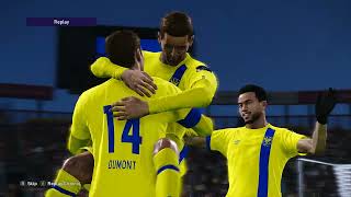 SintTruiden  KAA Gent pes 2021 gameplay JPL [upl. by Amsirac]