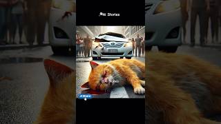 😭 Father didnt wait 😢 cat aicat catlover aivideo shorts [upl. by Ocinemod]