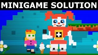 FNAF Sister Location  Secret Circus Baby Minigame Solution How To Complete Mini Game Easter Egg [upl. by Fayina]