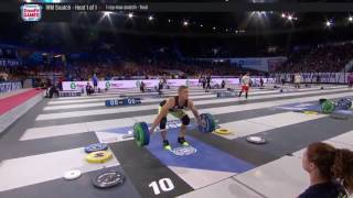 Brent Fikowski and Mat Fraser 1RM snatch event CrossFit Games 2017 [upl. by Ursala]