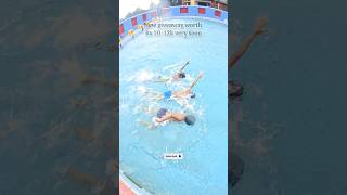 Kids Swimming Competition 🔥 Giveaway Alert 🏊 swimming challenge swim pool [upl. by Eimaraj]