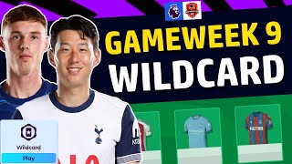 FPL Gameweek 9 Wildcard Draft  Son Palmer amp Haaland FPL 202425 [upl. by Sholeen]