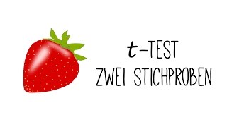 Zweistichproben tTest und Paardifferenzentest [upl. by Artekal]