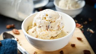 Butter Pecan Keto Ice Cream Made In A Mason Jar amp Just 2 Carbs [upl. by Davison168]