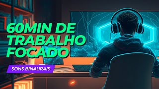 Música para Trabalhar com Foco e Concentração Sons Binaurais Beta 10hz [upl. by Artemis]