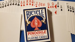 2013 PINOCHLE BICYCLE PLAYING CARD DECK REVIEW VIDEO [upl. by Blanche814]