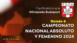 Ronda 6 del Campeonato Nacional Absoluto y Femenino 2024 [upl. by Millian]