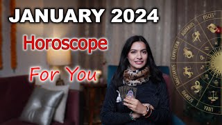 JANUARY 2024 Horoscope  जनवरी राशिफल January 2024 Monthly Prediction  All 12 RashiZodiac Tarot [upl. by Ahsieka]