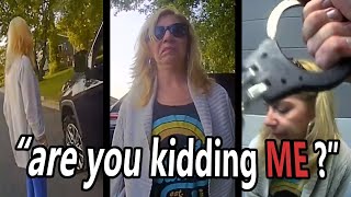 BodyCam DUI Arrest Of Hammered Drunk Woman Performing Most Pathetic Attempt To Resist Arrest Ever [upl. by Ycaj950]