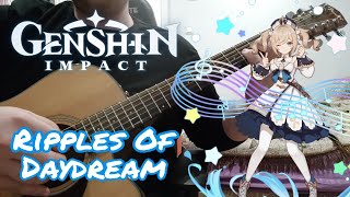 Ripples of Daydream OST Genshin Impact  Springvale theme Guitar Fingerstyle Cover  TABS [upl. by Hailat]