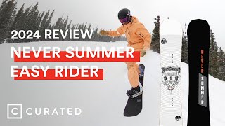 2024 Never Summer Easy Rider Snowboard Review  Curated [upl. by Aire]