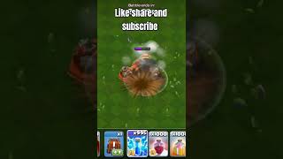 Max lighting spell Vs Max Scattershot clash of clans clashofclans clashing cocclasher games [upl. by Khorma929]