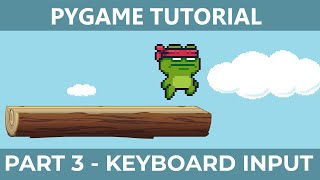 PyGame Endless Vertical Platformer Beginner Tutorial in Python  PART 3  Keyboard Input [upl. by Vallery]