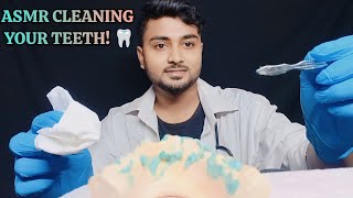 ASMR CLEANING YOUR TEETH🦷 [upl. by Norbel]