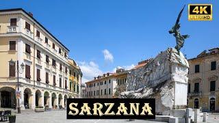 SARZANA  4K Walking Tour  Medieval Town amp Fortress  ITALY [upl. by Hilliard874]