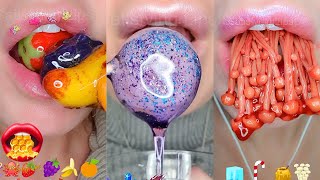 10 Hours of Satisfying ASMR Eating Emoji Food Challenge Compilation Mukbang 먹방 [upl. by Akinert787]