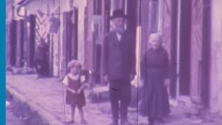 Rare Color Footage Depicting Jewish Life in the Shtetl Before the Holocaust [upl. by Bradeord393]