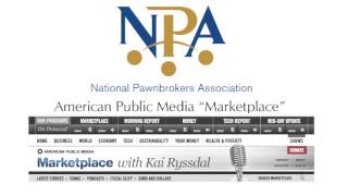 National Pawnbrokers Association on Marketplace [upl. by Laram]