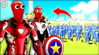 TABS AVENGERS Units Are Here To SAVE THE WORLD In Totally Accurate Battle Simulator TABS Campaign [upl. by Guadalupe]