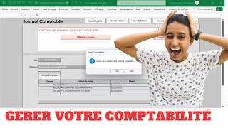 ExcelVba  Comment créer sa comptabilité générale sur Excel et VBA  journalGrand livreBalance ❤️ [upl. by Florella365]