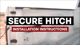 Secure Hitch Installation  Trailer Slider Mount [upl. by Socem926]