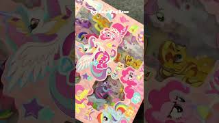 Unboxing My Little Pony Stickers P1  Short  Toy Unboxing Asmr [upl. by Leunamne]