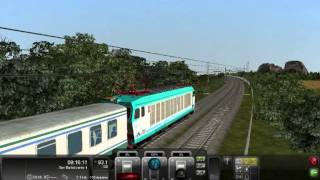 RailWorks Treno Regionale 0611 di trenitalia [upl. by Allekim16]