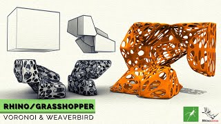 Grasshopper Tutorial for Beginners  Voronoi amp Weaverbird [upl. by Bohlin]