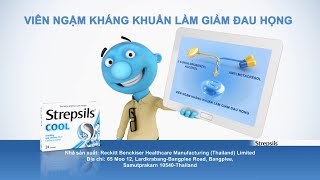 Strepsils Cool – Viên ngậm kháng khuẩn làm giảm đau họng [upl. by Lezirg]