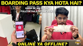 What Is A Boarding Pass amp How To Get It COMPLETE INFORMATION Webcheckin Raise Kare [upl. by Erdna]