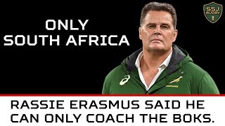 Rassie Erasmus said he can only coach the Springboks He wouldnt be able to make other teams Tick [upl. by Naujud]