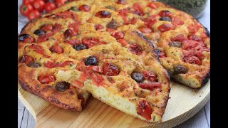 La vera quotFOCACCIA BARESEquot che si mangia nei panifici  La RICETTA ORIGINALE e tutti i segreti [upl. by Estella]