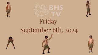 Brownsburg High School TV News  Friday September 6th 2024 [upl. by Caril]