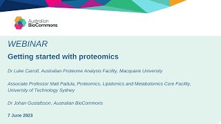 Getting started with proteomics [upl. by Nileve958]