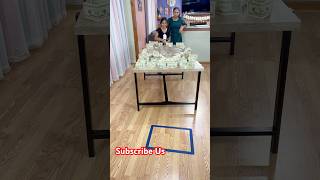 Challenge to win money with a blow dryer challenge familygamechallenge [upl. by Ahserak]