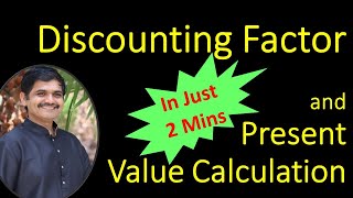 Simplest method of discounting factor measurement  Present Value [upl. by Kean]