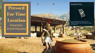 Assassins Creed Odyssey Pressed For Time Location [upl. by Luanni]