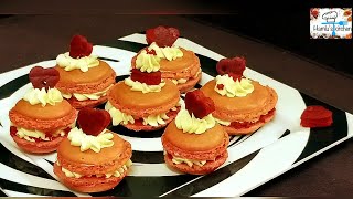 Red velvet macarons ഒരു കുകീ ഉണ്ടാക്കിയാലോ  Tips and tricks  Red velvet macaron cookie 👌 [upl. by Ardiedak]