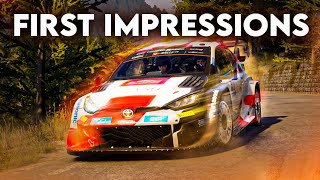 WRC 23  First Impressions  Monte Carlo Gameplay [upl. by Anelaj]