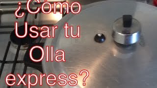 Aprendiendo a usar la olla express [upl. by Orenid]