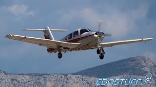 Piper PA28RT201T Turbo Arrow IV 9ADLH  Takeoff from Split airport SPULDSP [upl. by Buckden328]