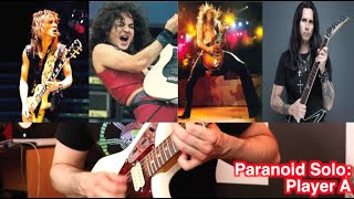 Part 1 Who Covered the PARANOID SOLO Best Randy Jake Zakk or Gus [upl. by Sup966]