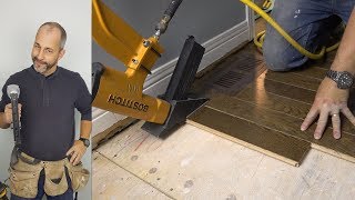 DIY How to Install Hardwood Flooring [upl. by Amarillis]