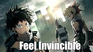 Boku no Hero Academia AMV  Feel Invincible [upl. by Savadove79]